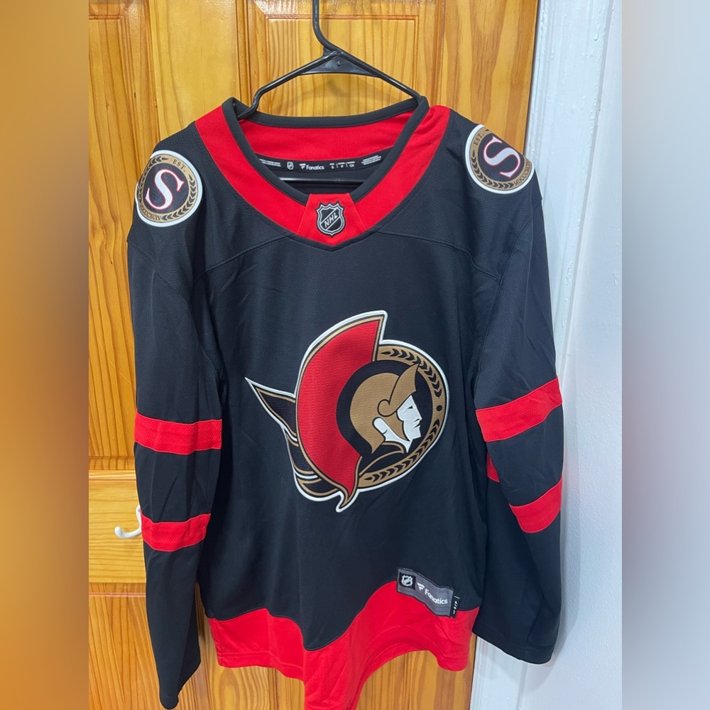 Men's Ottawa Senators Brady Tkachuk Fanatics Black Home Breakaway Jersey
